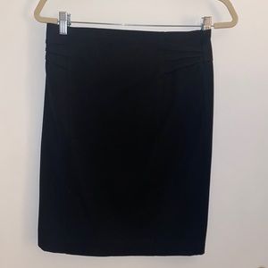 Black pencil skirt